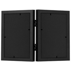 Americanflat Hinged 5×7 Picture Frame with Shatter-Resistant Glass – Double P…