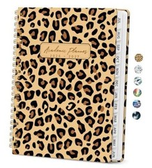 Planner 2026–2027, Weekly & Monthly Academic Organizer (6.3″x8.5″)a5 A-Leopard