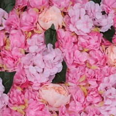 6Pcs Artificial Flower Wall Panels 60*40cm Floral Backdrop Wedding Party Decor