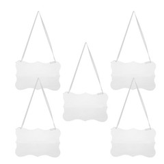 1 Set Clear Reserved Signs for Wedding Chairs – 9×6 Inch Acrylic Hanging Signs