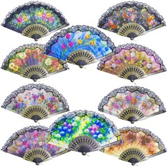 Grosun 10 Pieces Spanish 9 inches (closed), 16.5 (open), multicolor