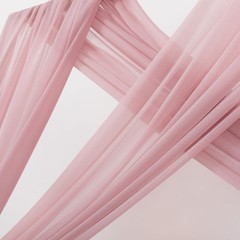 MLMC Dusty Rose Wedding Arch Draping Fabric 4 Panels 29″ x 20 FT Extra Long G…