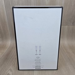 Lenox Devotion Flute Glass Pair Silver Plated 10″ Wedding Decorative w/Box READ