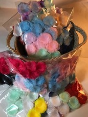 100 pcs Cherry flower Rose Petals for Wedding Valentine’s Day Decoration