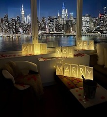 LED Luminary Paper Bags – ‘Will You Marry Me?’ Light-Up Proposal Decoration