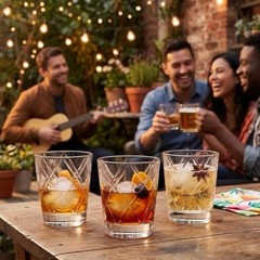 – MACON- 16 ounce, Set of 6, Plastic Drinking Glasses, 16 oz, Set of 6 Clear