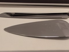 *Vera Wang Wedgwood Silver Cake Trowel Set Love Knot Wedding Cake Serving Bridal