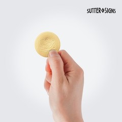500 Gold Envelope Seal Stickers, Floral Embossed Gold Foil Seals for Envelope…
