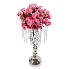 10PCS Crystal Stands Wedding Table Centerpieces Flower Racks 21.7inch Tall New