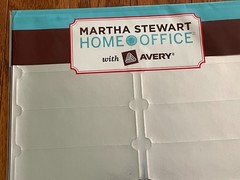 42 Martha Stewart Avery Address Craft Home Labels Metallic Silver 1 5/16″ x 4″