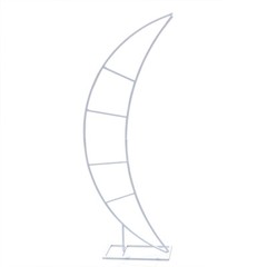 2PCS Crescent Moon Wedding Arch Frame Party Framework Stand Floral Rack New