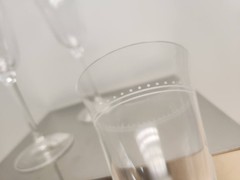 VERA WANG GROSGRAIN WEDGEWOOD CRYSTAL WINE GLASSES SET 3