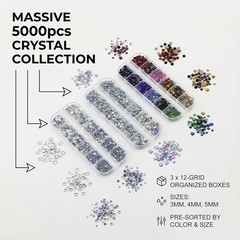 Worthofbest Hotfix Rhinestone Setter Hot Fix Applicator Tool Classic Kit 5000Pcs