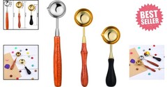 Durable Brass and Stainless Steel Wax Seal Spoons – Perfect for Gifts