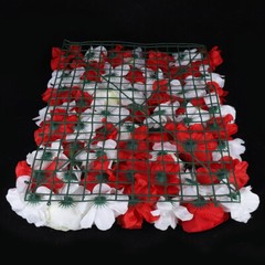 12PCS Artificial Flower Wall Panels Silk Rose Wedding Background Venue Decor