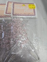 16 pcs. + 1 Darice Party Bridal Bouquet Picks Floral Bead Strands New