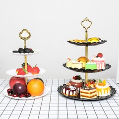 Detachable Cake Stand 3 Tier Pastry Cupcake Fruit Plate Serving Dessert Holder