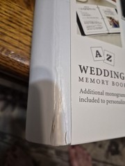 Hallmark Wedding Ring Monogram Memory Book