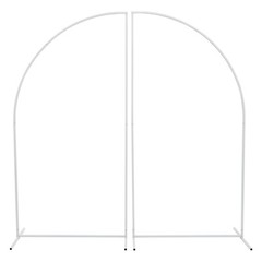 Set of 2 Metal Arch Background Stand, Wedding Arch Flower Frame for Decoration