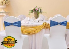 ZSJFMF 100 Chair Sashes Blue