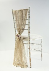LACE VERTICAL DROPS 70CM x 2M 5 COLOURS DECOR CHAIR COVER WEDDING decor