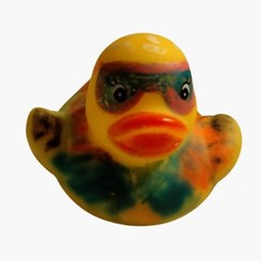 Mini Rubber Ducky Hipster Couple Pair Duckies Lot 2