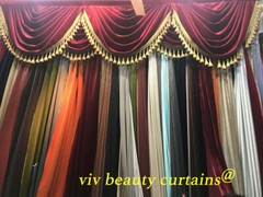 Gray Heavy Style Velvet Curtain 12ft H Drape Stage/Theater/Home Noise Thermal