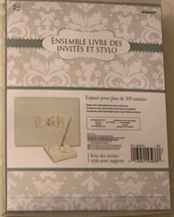 Wedding guest book and pen set (BRAND NEW)
