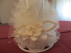 Wilton Wedding Cake Ornament Topper Lustrous Love White Bride Groom Porcelain