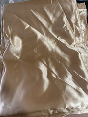 Universal Satin Self-Tie Chair Cover for wedding/gold antique set of 27