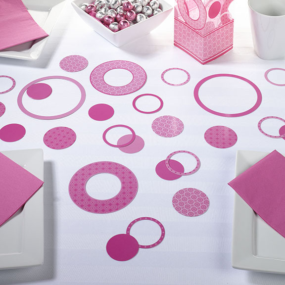 Pink Confetti Wedding confetti Birthday Party Table Confetti Bridal Shower Baby