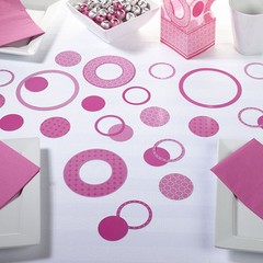 Pink Confetti Wedding confetti Birthday Party Table Confetti Bridal Shower Baby