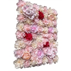 20 Pcs Artificial Silk Flower Wall Panels Wedding Party Venue Decors Wall Panels