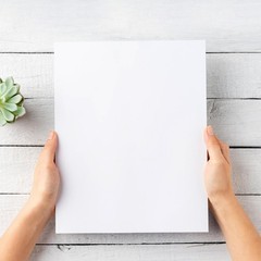 Cardstock 8.5 x 11, 50Pcs 65lb/180gsm Thick Printer 50pcs, White