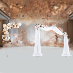 Iron Balloon Arch Stand Wedding Arch Backdrop Stand Arches for Ceremony