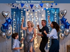 3-Pack Blue Silver Foil Fringe Curtain,Party Decoration Streamer | 9.9*6.5ft …