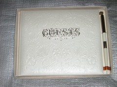 Hallmark Our Wedding Photo Keepsake Album Guest Book Embossed Love Birds Flowers