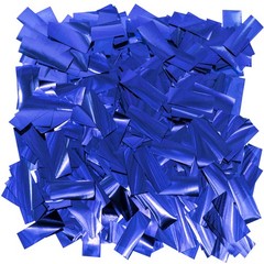 Blue Foil Metallic Strips Table 2.5cm, Confetti–2cm-bluefoil-strips-60g