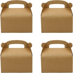 Personalizable Eco-Friendly Brown Gift Boxes for Celebrations – 24 Count Set