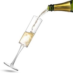 Set of 8 Acrylic Champagne Flutes, 6 Oz Unbreakable Champagne Glasses