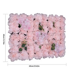 6 Pack 24 x 16 In 3D Hydrangea Flower Wall Panels for Wedding Decor
