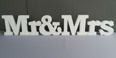 Lettering «Mr & Mrs» letters 30-50 cm proposal engagement wedding display