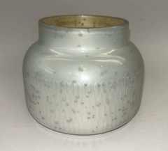 Capri Blue Cream Gold Mercury Jar 19 oz. Candle NEW Volcano Citrus No Lid 1 Wick
