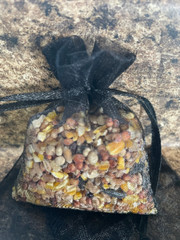 75 Black and White Birdseed Bags, Organic Wedding Toss, All Natural, Eco++++