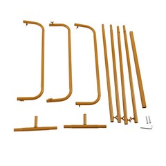 Gold Iron Freestanding Arch 1.5m Event Backdrop Stand for Wedding Party