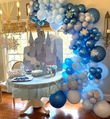 Blue Balloons Metallic Balloon, 60Pcs 12Inch Chrome 12 inches,