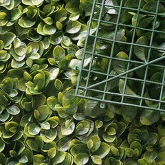 22 sq ft Green Large Boxwood Leaves 11UV Protected Wall Backdrop Panels Wedding