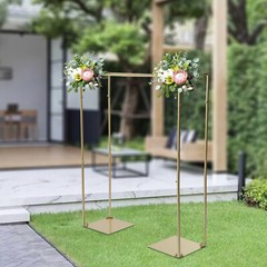 3.9ft Tall* 3.3ft Square Metal Wedding Garden Arch Flower Stand Venue Decoration