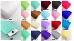 Tulle 54″ x 120ft (40 Yard) Tutu Fabric Bolt Bridal Party Wedding Decoration