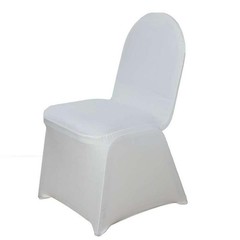 100 IVORY Banquet Stretch SPANDEX CHAIR COVERS Wedding Supplies Decorations